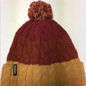 Patagonia Pom Beanie Tri-Colored Winter Hat